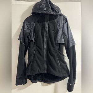 New Lululemon Fleece of Mind Jacket Rare Size 10 Black